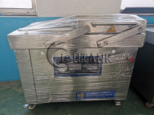 2kW آلة تعبئة الفراغ بغرفة مزدوجة 220 فولت 380 فولت