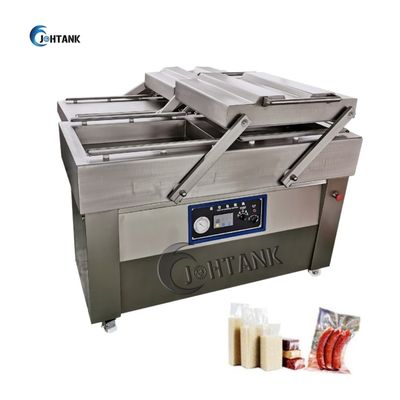 آلة تغليف الخضروات والأرز ذات الغرفة المزدوجة 1.5KW
